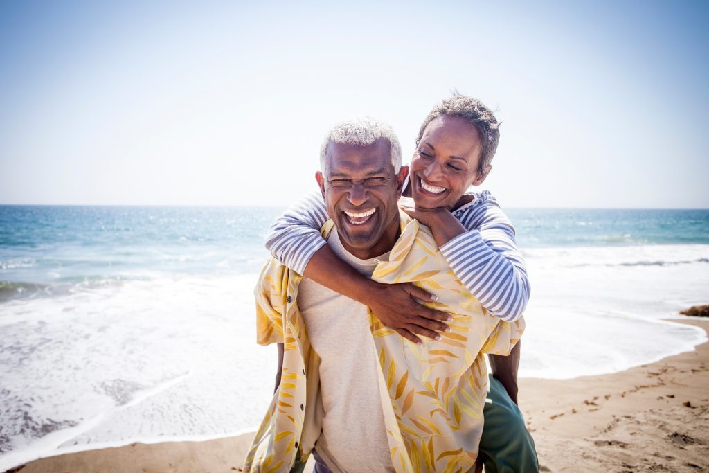 Happy Beach Couple